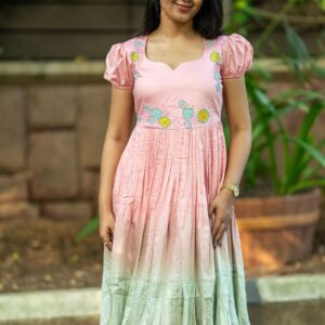 Martina_Peach_Chanderi_Midi_Dress